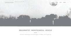 Desktop Screenshot of obscurantist.com